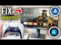 How To Fix An Unidentified Error Occurred In Playstation Store On PS5 - Step By Step