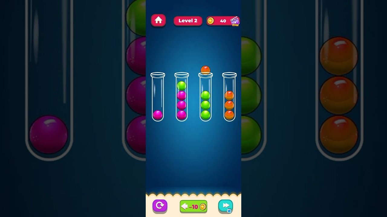 Ball Sort Puzzle Easy Level 02    Color Games All levels Fast n Clean playlist