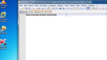 How to recover notepad++ unsaved lost crash file