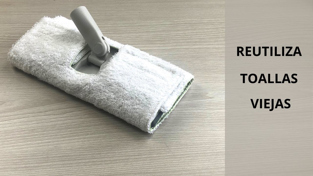 recambios de mopa con las toallas viejas