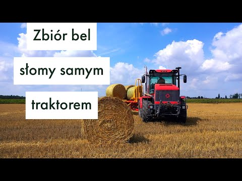 Traktor Kirovets i przyczepa samozbierająca | Maszyny rolnicze w Polsce