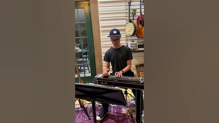 Rich Hinman pedal steel at On Deck Sound Studio