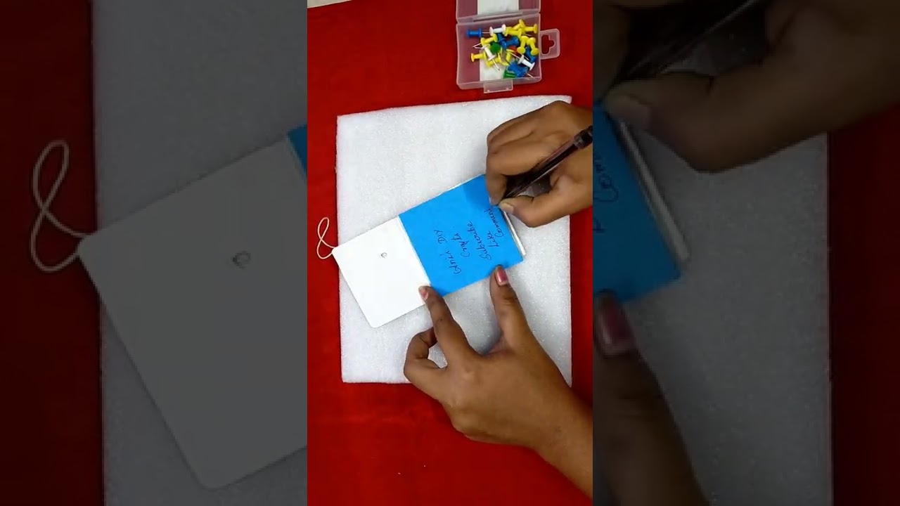 simple notice board making at home/diy notice board 