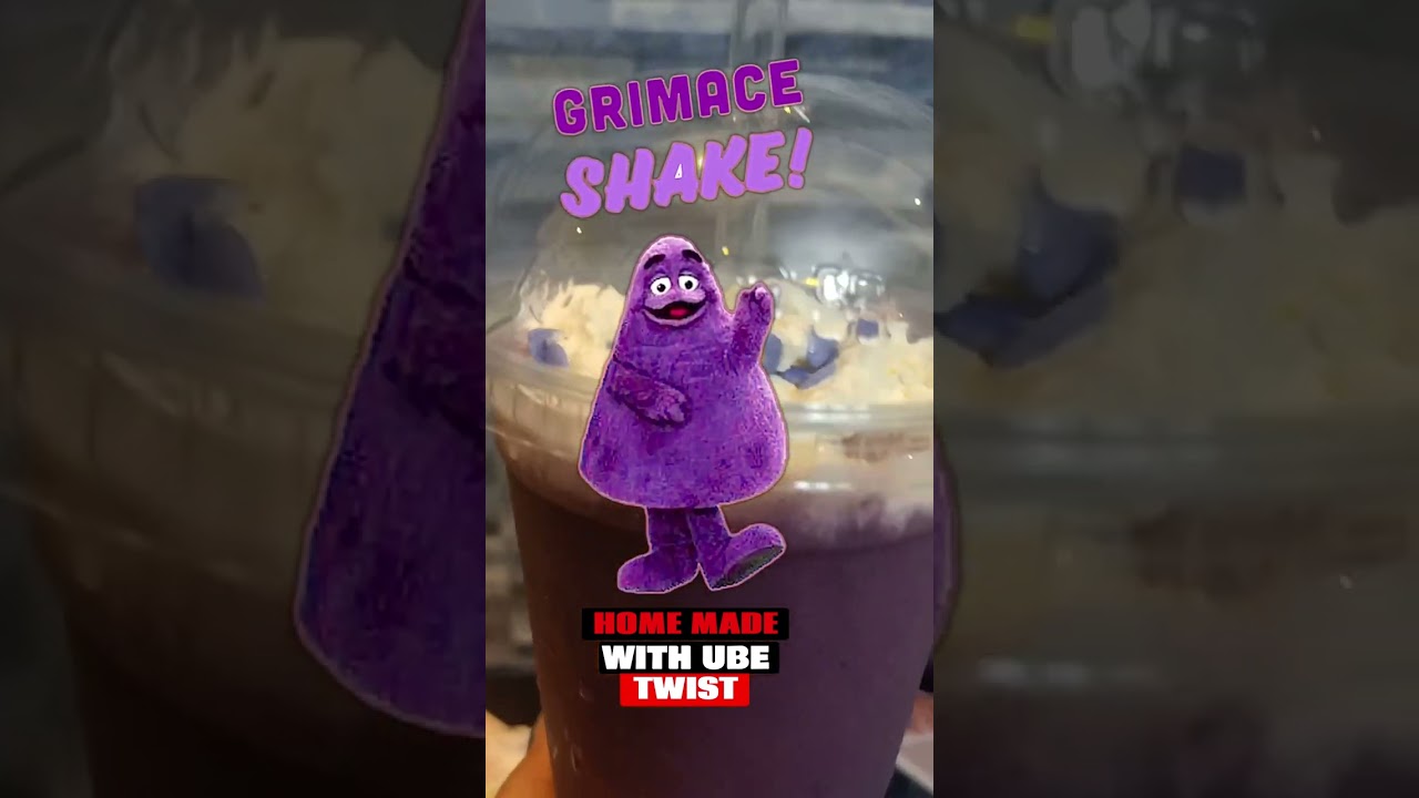 The Viral Grimace Shake Homemade Recipe in Under 60 Seconds! 🌟