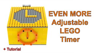 Working FULLY ADJUSTABLE Lego Timer
