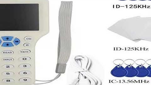 HOT 10 Frequency NFC Smart Card Reader Writer RFID Copier Duplicator 125KHz 13.56MHz USB Fob Program