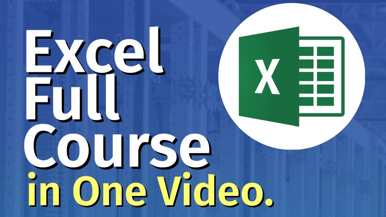 Microsoft Excel Tutorial for Beginners | Excel Training | FREE Online Excel course (2021)