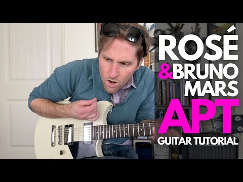 APT by Rosé and Bruno Mars Guitar Tutorial - Guitar Lessons with Stuart!