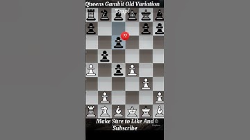 Queens Gambit Old Variation Trap!! #edm #music #phonkmusic #check #chess #chessgame #mastertempo