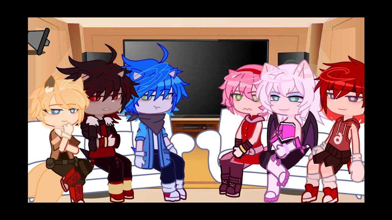 реакция друзей Соника на рандом видео с ними [Русс] извините меня давно не было.