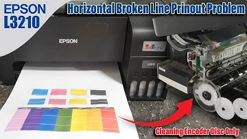 How to Fix Horizontal  Broken Line Printout  of Epson EcoTank L3210 Series Printer.