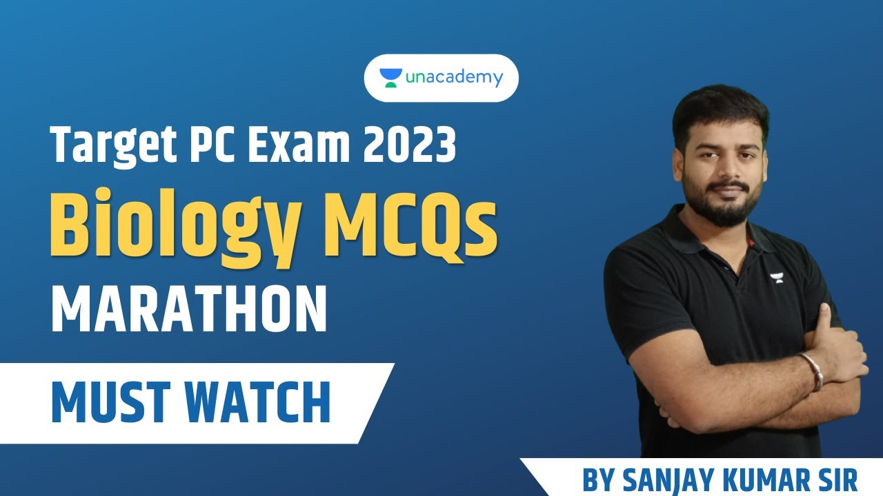 Target PC Exam | Biology MCQs Marathon | Sanjay Kumar HP | Unacademy Kannada