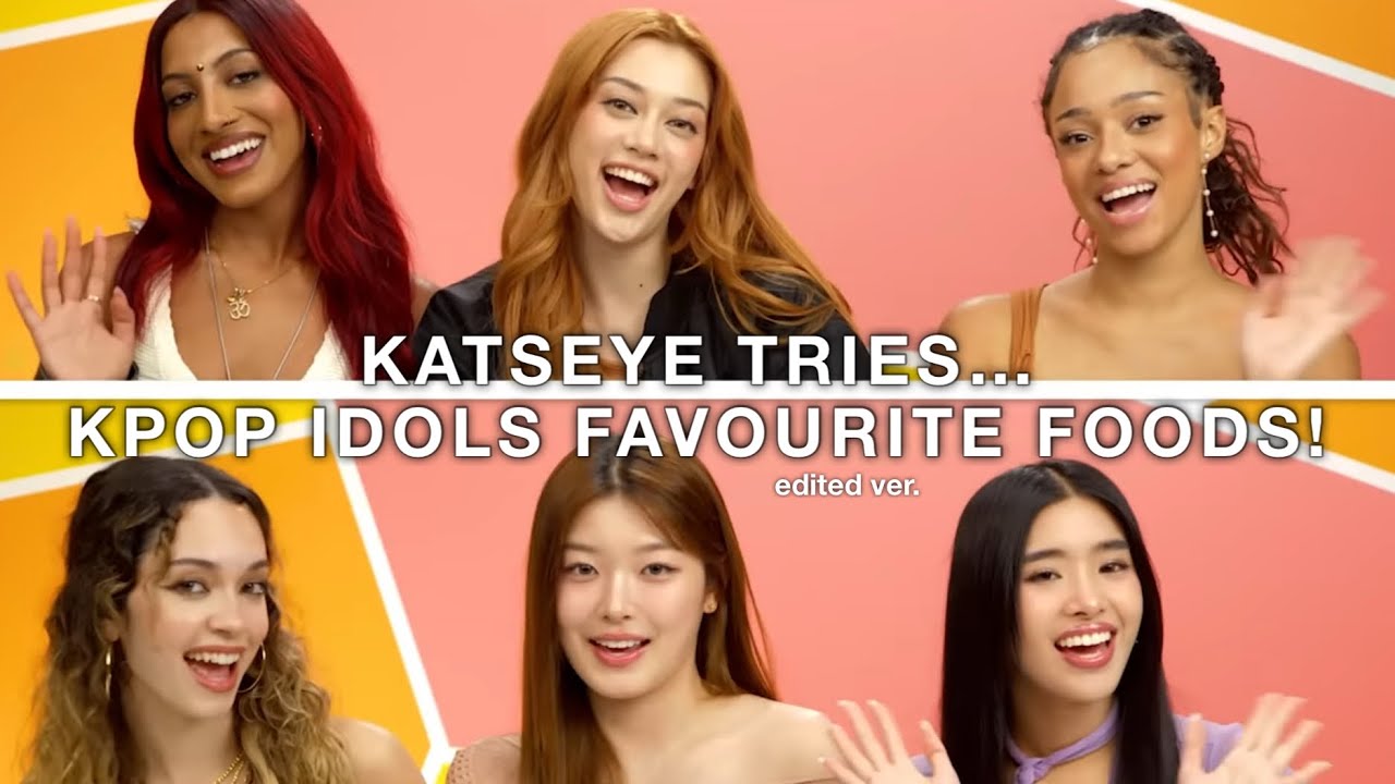 KATSEYE TRIES K-POP IDOLS FAVOURITE FOOD! - FinnTheEyekon (edited ver