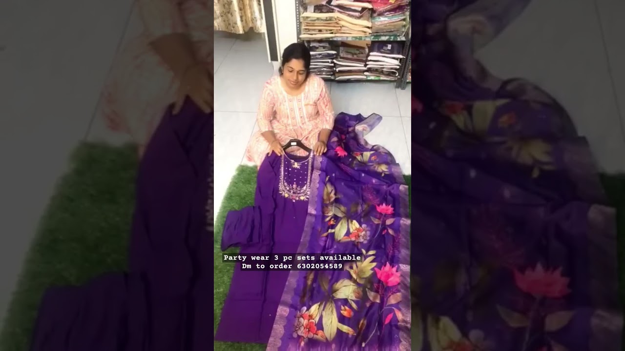 Partywear 3 pcs sets available. Dm to order 6302054589 