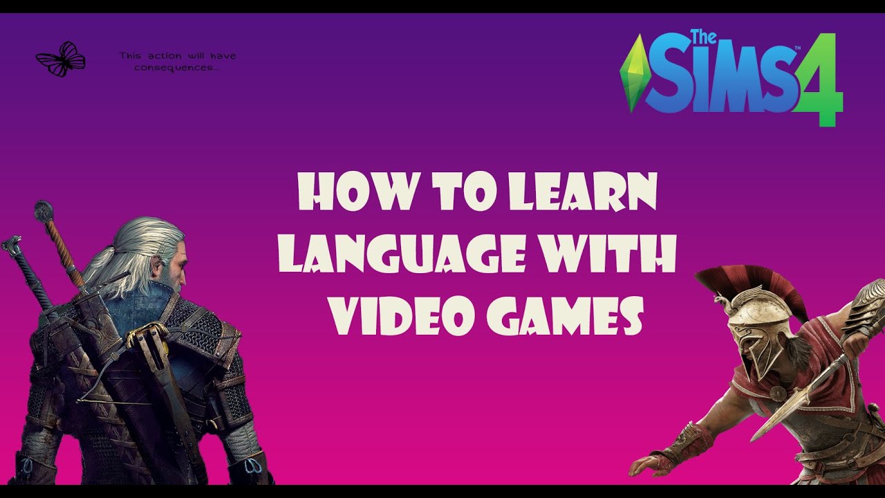 how to learn language with video games - YouTube