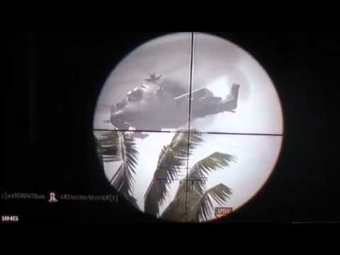 One Shot W/ The Barret To Take Down Pave Low(Must See)