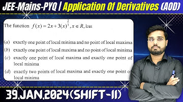 The function f(x) = 2x + 3(x)³/2, x ∈ R, has