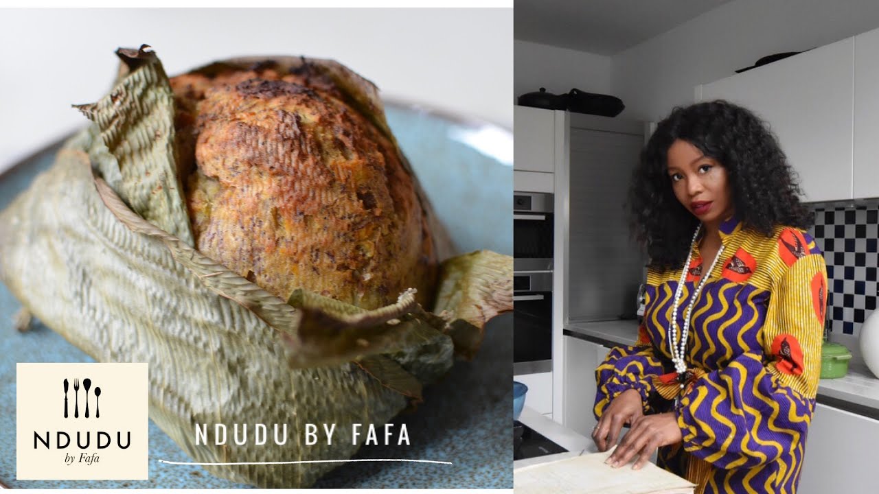 Baked Sweet Plantain & Sweet Potatoes in Banana leaves✔️NDUDU BY FAFA