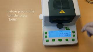 Moisture determination BEA MA 110-1