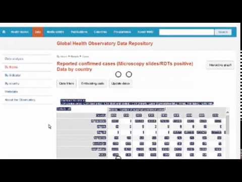 Importing a table from the web into Excel for GIS analysis