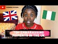 FIRST TIME IN THE UK FROM NIGERIA| MY TOP EMBARRASSING MOMENTS!!