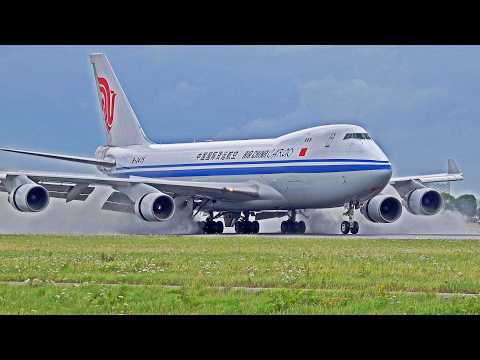 60 MIN OF HEAVY ACTION | 14x B747, 3x A380, B777, A350, B787 | Amsterdam Schiphol Airport Spotting