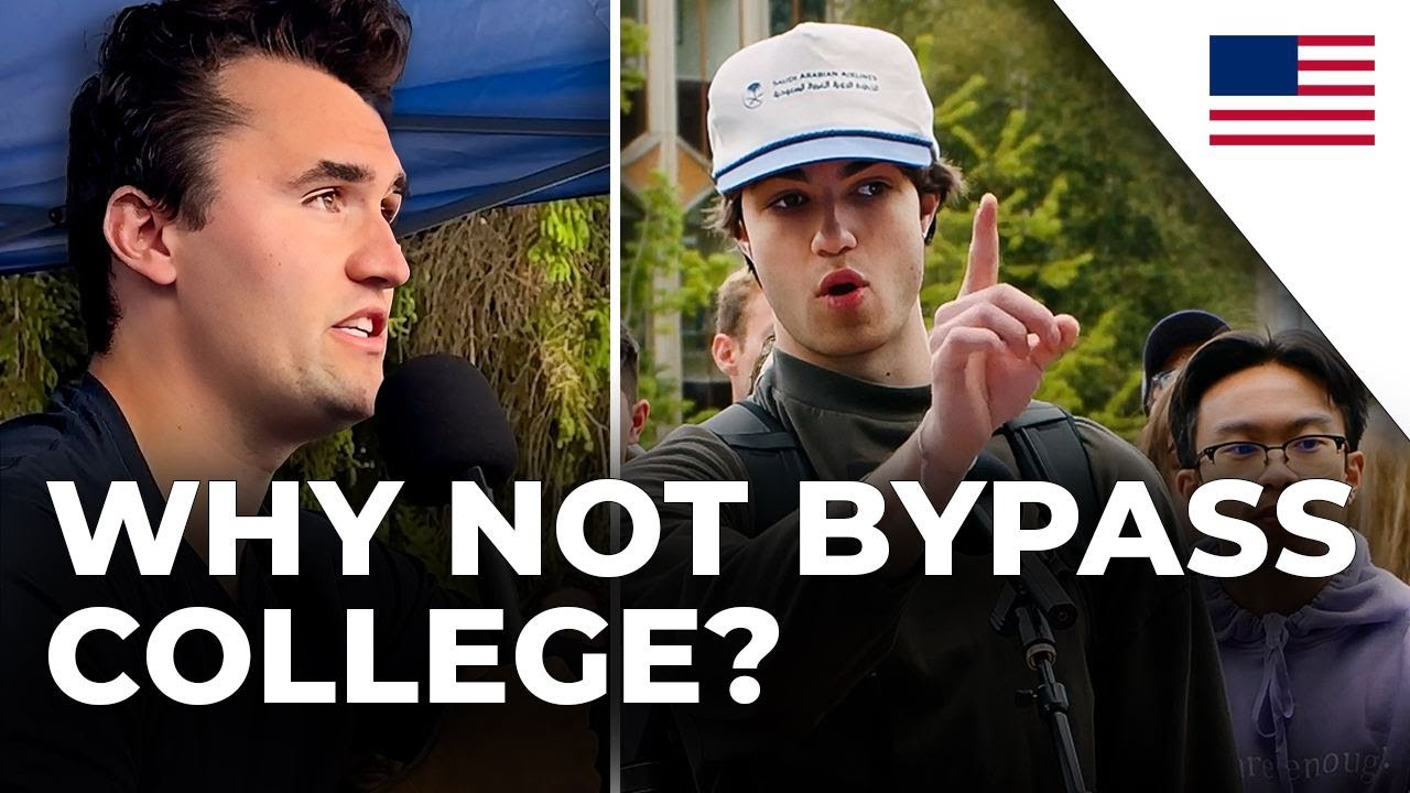 Charlie Kirk Challenges College Student on Computer Science Degrees and the Real Value of University Education