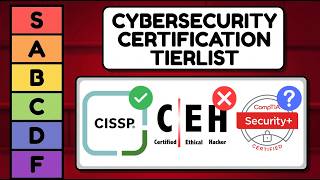 All Cybersecurity Certifications Ranked S-Tier to F-Tier (Brutally Honest Tier List)