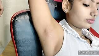 Teenage girl armpit waxing by allovera wax/Underarms waxing/#waxing #shaving #pammibeautyworld #wax