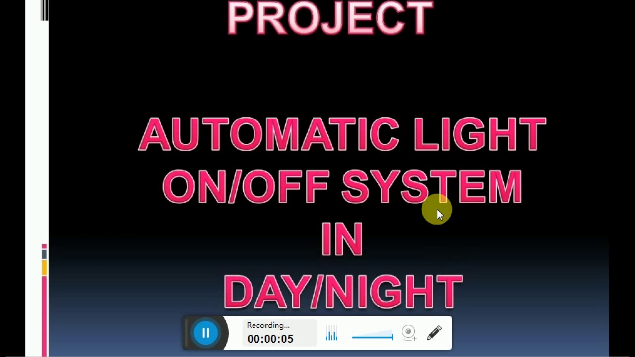 Automatic light on/off circuit diagram using LDR - YouTube