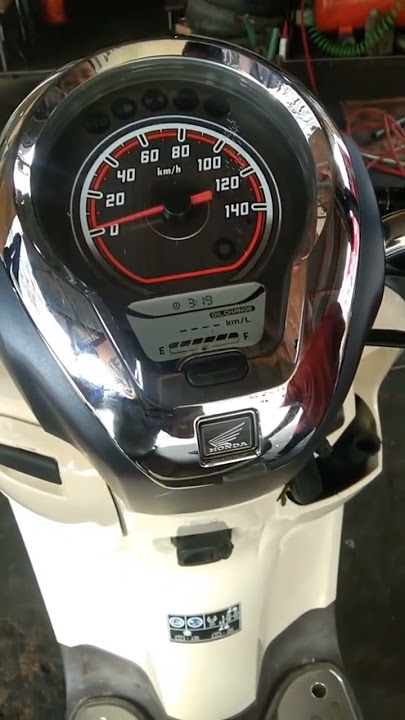 cara reset tanda oli scoopy new