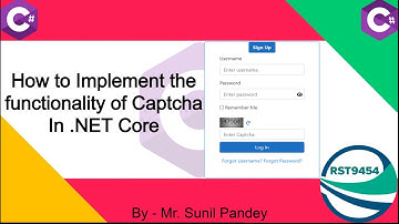 Captcha in ASP.NET Core | Captcha control in asp net | I