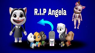 My Talking Tom Friends -Amoung Us R.I.P Angela|Wednesday Cat RIP ANGELA