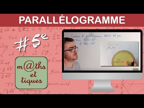 Vidéo: Combien d'angles à 90 degrés un parallélogramme a-t-il ?
