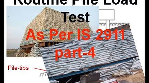 Routine Pile Load Test: As Per IS 2911 Part-4 || Static Load Test || How is the Routine Test Done ?
