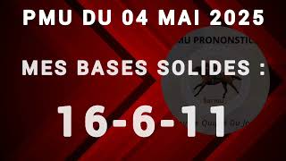 PRONOSTICS PMU QUINTÉ+ DU DIMANCHE 04 MAI 2025 À PARIS-LONGCHAMP DANS LE PRIX DE LA VILLE DE PARIS.