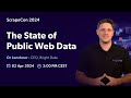 The state of public web data