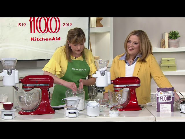 QVC Demo Recipes: KitchenAid Sifter+Scale Attachment 6/2/21