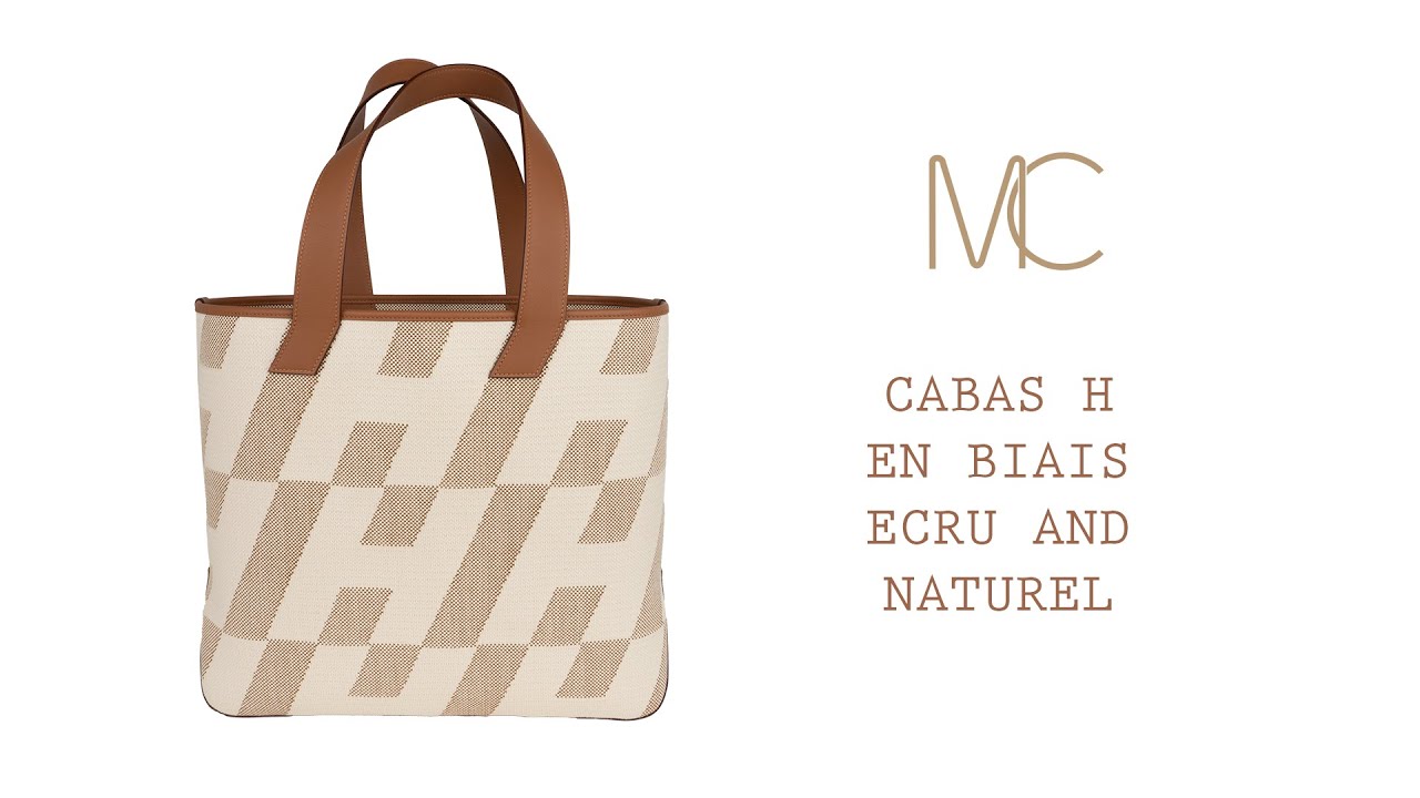 Hermes Cabas H en Biais Swift Tote