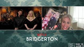 Bridgerton season 3 interview with Nicola Coughlan and  Luke Newton (complete)