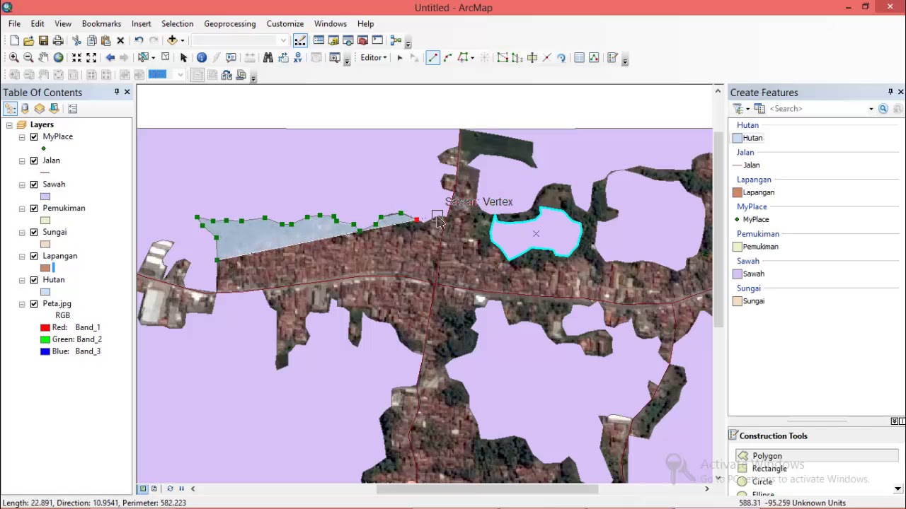 Tutorial Membuat Peta dengan ArcGis 10.3 - YouTube