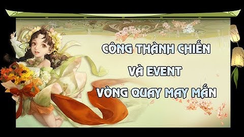 VLTN | HOẠT ĐỘNG ĐẦU TUẦN ... CÔNG THÀNH CHIẾN ... VÒNG QUAY MAY MẮN ... VUI KHÔNG TẢ NỔI