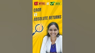 CAGR vs Absolute Returns (Check Formula in Caption) |  Myths vs Data Episode 2
