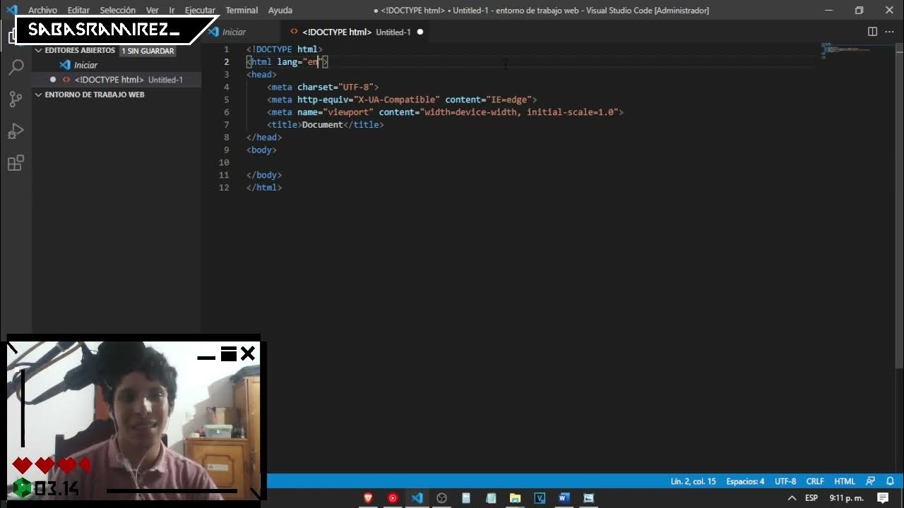 Proyecto de html+ css + js - YouTube
