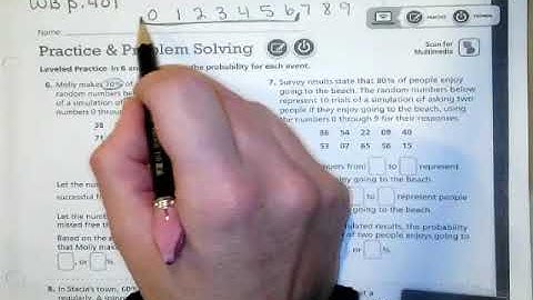 7-7 Simulate Compound Events