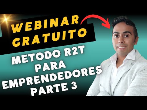 🔥 Webinar GRATUITO: Descubre el MÉTODO R2T para EMPRENDEDORES