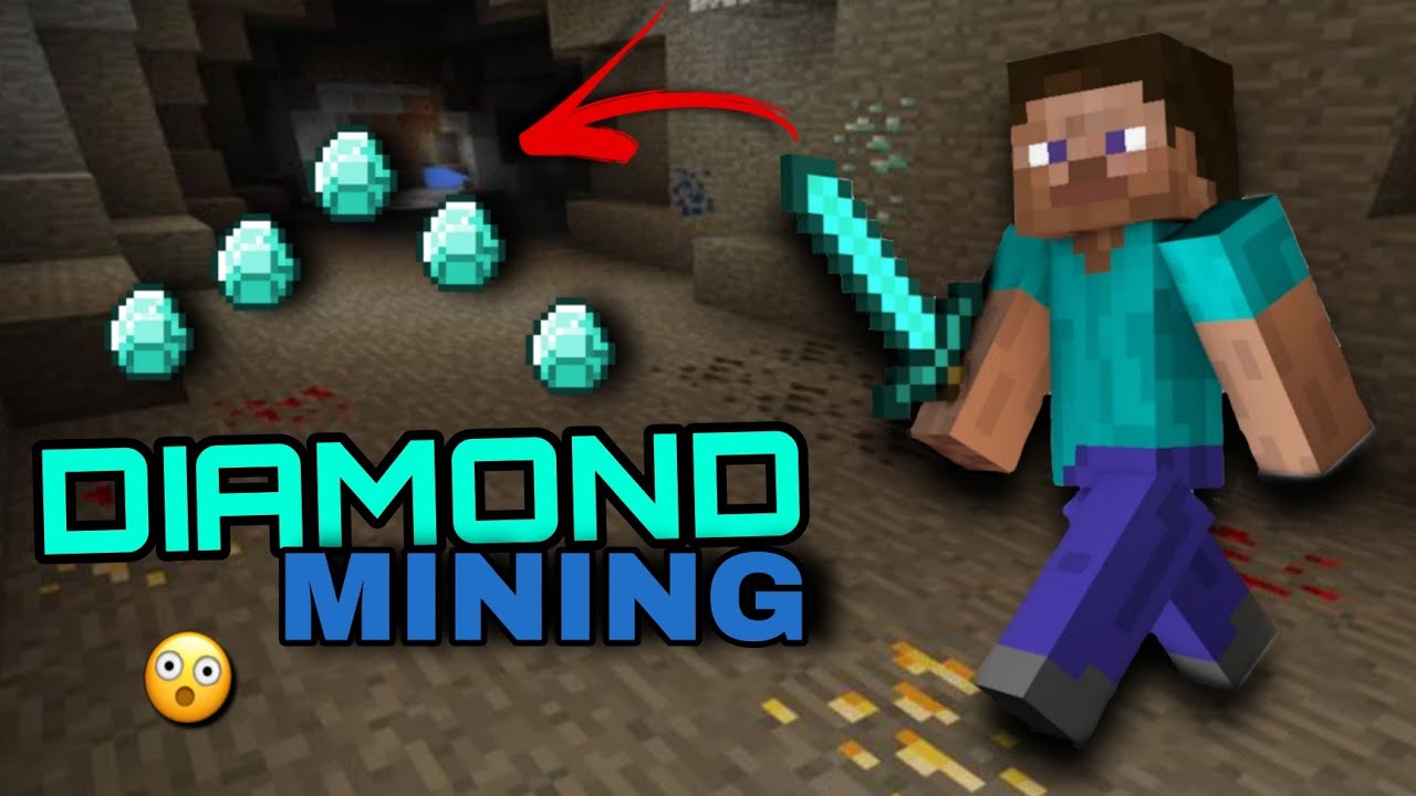 CAN I FOUND DIAMONDS IN SECRET CAVES MINECRAFT#4 - YouTube