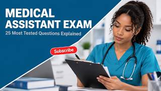 Full Exam Practice: 25 Medical Assistant Test Questions Walkthrough #ccma #medicalassistantexam