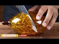 ASMR Crystal Glass Cutting ✨ Satisfying Soft Slices  Relaxing Sounds for Sleep &amp; Focus 😌🔪