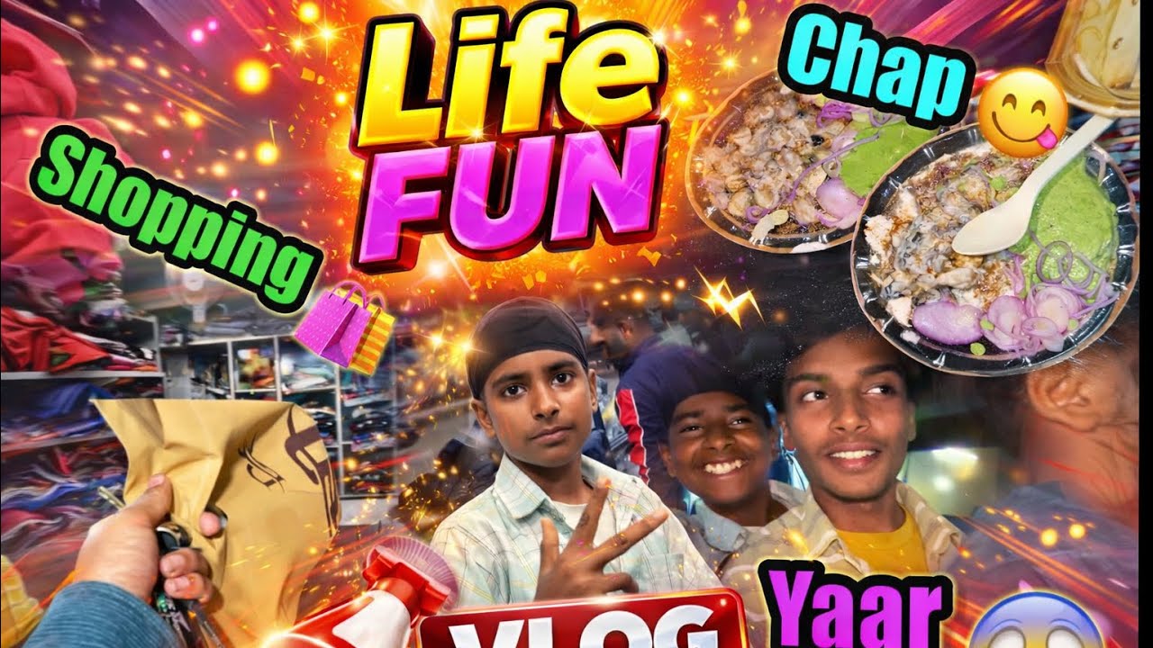 Doston Ke Saath Shopping Aur Street Food 😎day111/150 chellange 